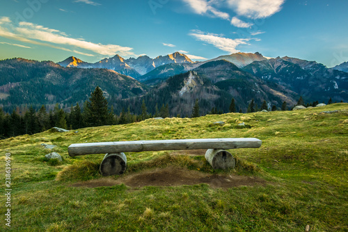 Obraz na płótnie Rusinowa Polana - Tatra Mountains w salonie
