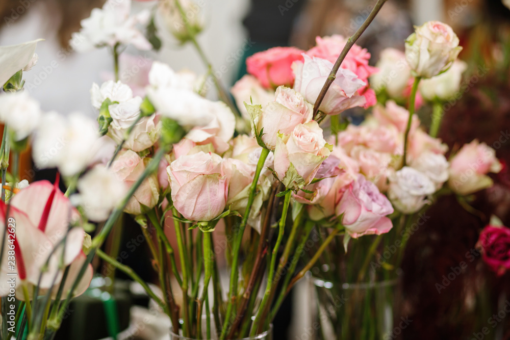 Flowers composition. Abstract background of flowers. Flowers composition. Abstract background of flowers.