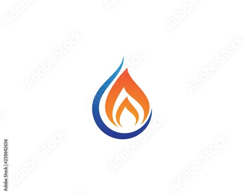 Oil, gas and energy logo concept