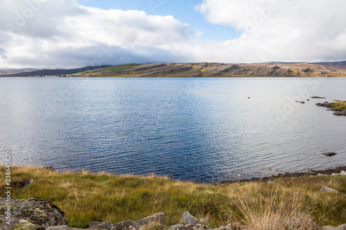 West fjords beautiful scenic landscape on the sea, Iceland