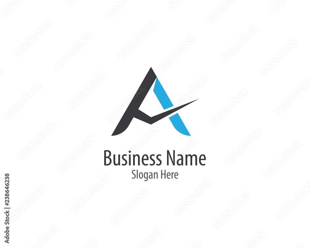 A letter logo vector icon illustration A letter logo vector icon illustration