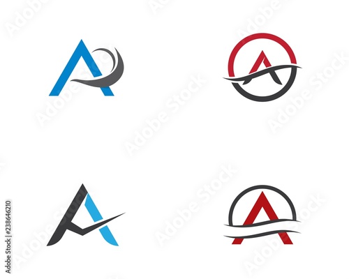 Free Download A letter logo vector icon illustration - GFXLoad