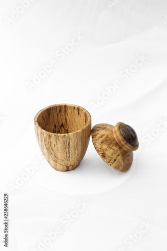 small brown cup