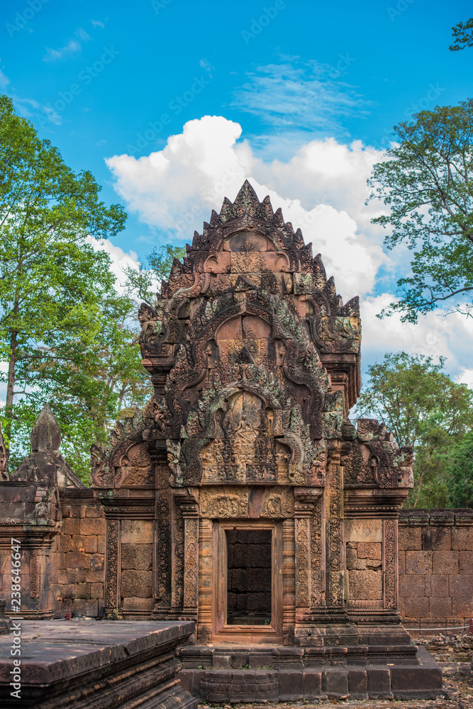 Ta prohm Castle in Siem Reap Province Cambodia 
