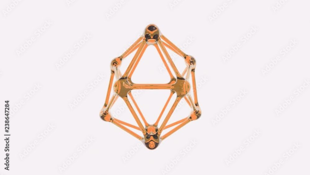 4K Abstract Glass Molecules. Seamless looping 4K Abstract Glass Molecules. Seamless looping