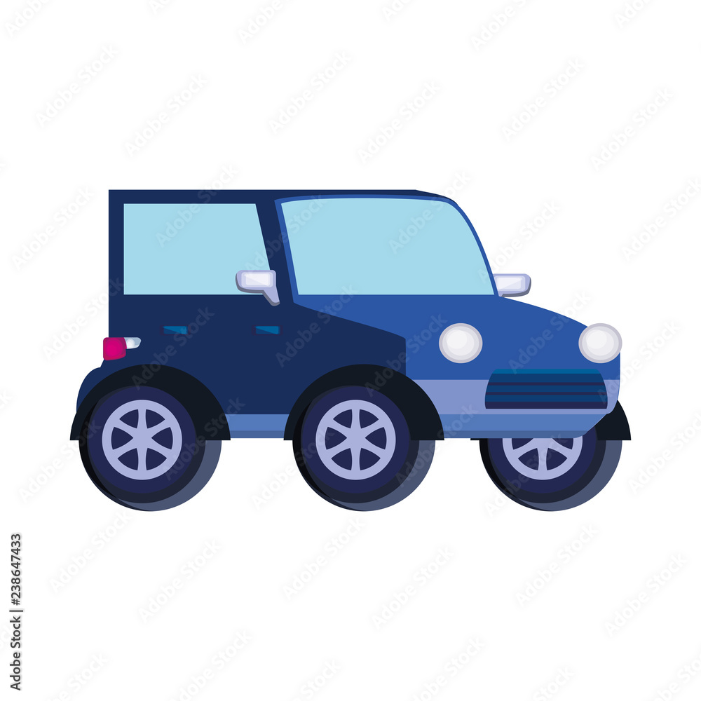 car jeep isolated icon