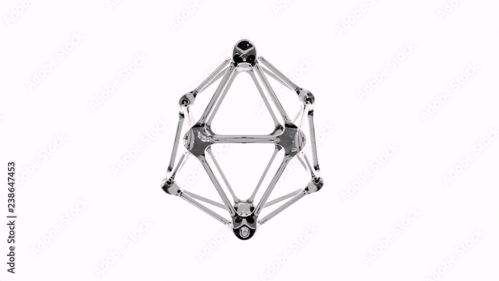 4K Abstract Glass Molecules. Seamless looping 4K Abstract Glass Molecules. Seamless looping