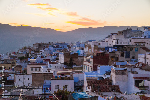 Africa, North Africa, Chefchaouen, “The Blue City”, situated in the heart of Morocco's Rif Mountains and located in northeastern Morocco near the Mediterranean Sea. © Emily_M_Wilson