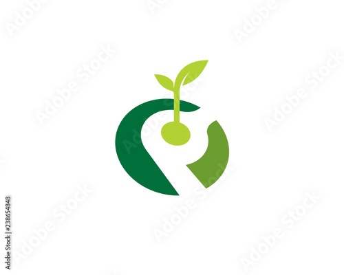 green ecology plant center letter p