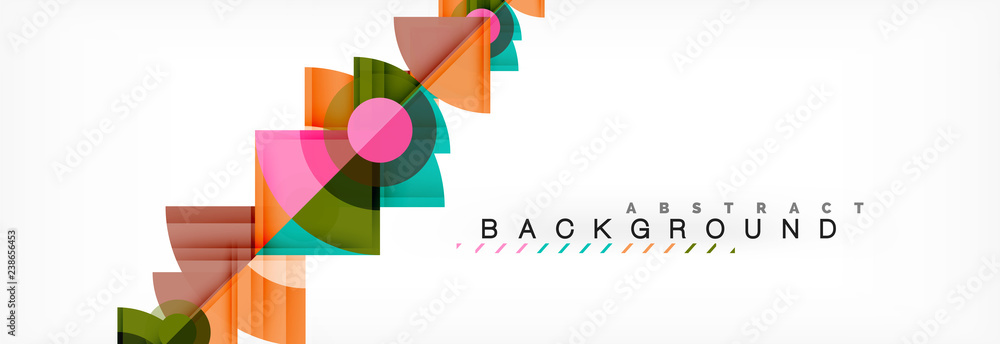 Modern geometric abstract background Modern geometric abstract background