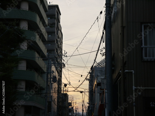 夕方街