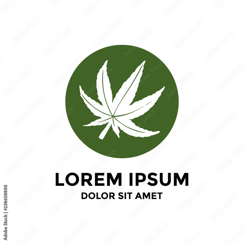 Marijuana Hand Drawn Logo Marijuana Hand Drawn Logo