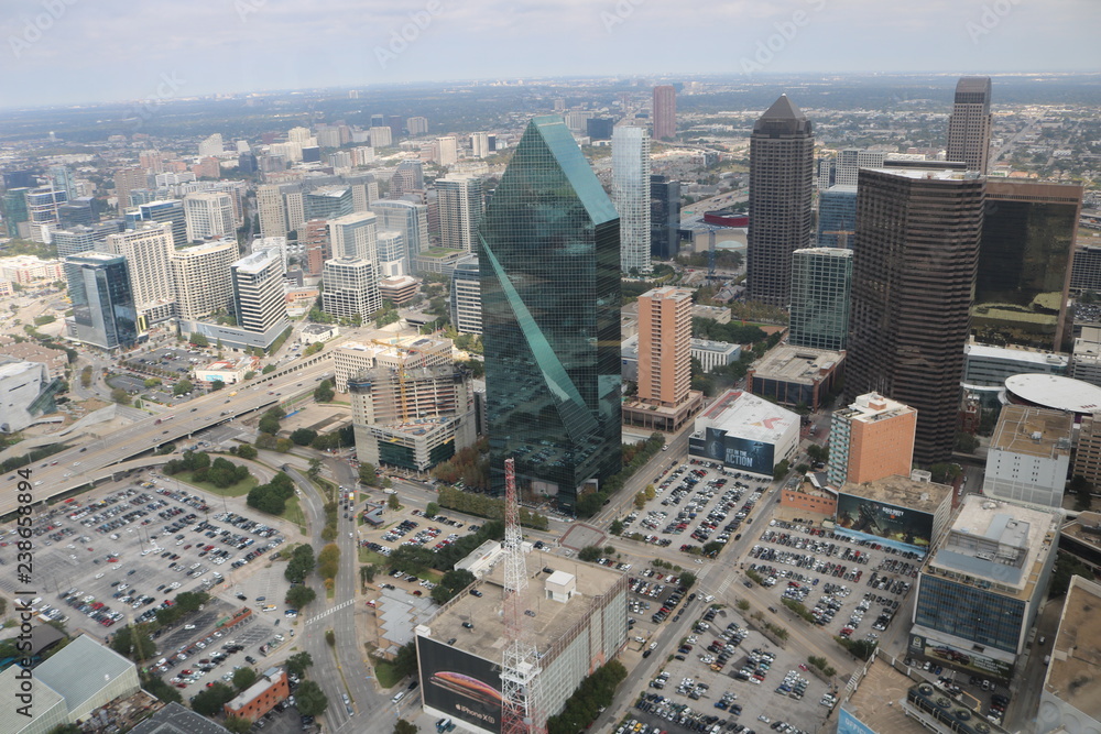 Obraz premium Downtown from the 65th floor