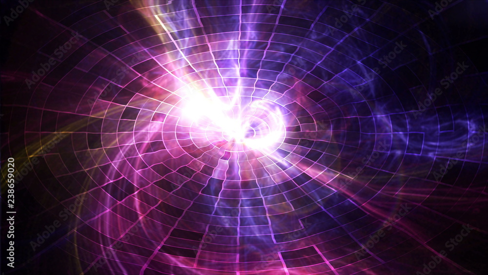 Bright abstraction contours with grid and immitation of universal, 3d rendering background, computer generated Bright abstraction contours with grid and immitation of universal, 3d rendering background, computer generated
