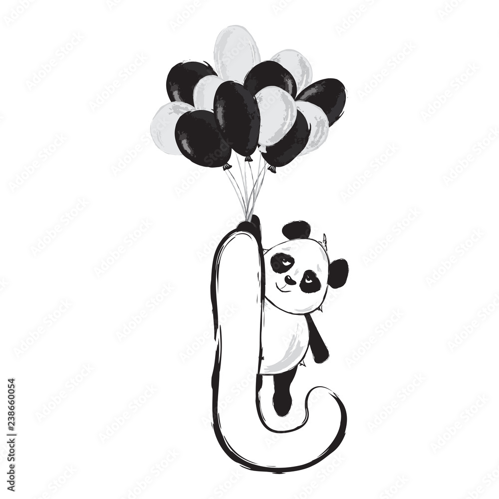 Panda Alphabet Letters