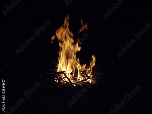 Lagerfeuer in Afrika