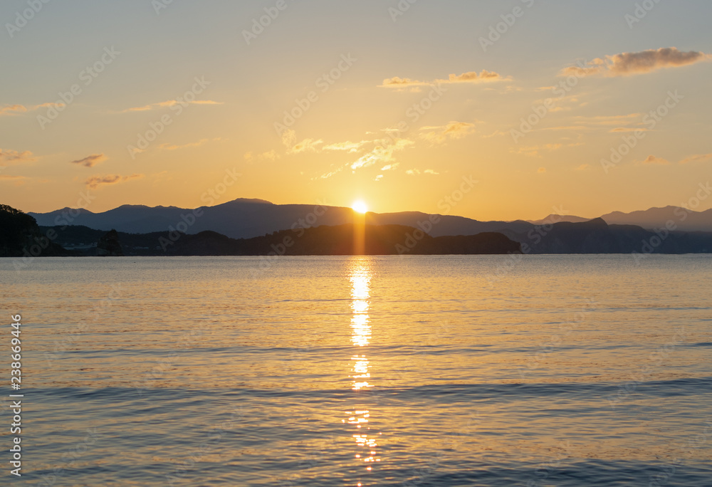 The sunset coast of Hokkaido Otaru