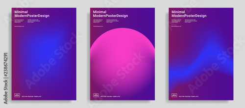 design templates with vibrant gradient shapes