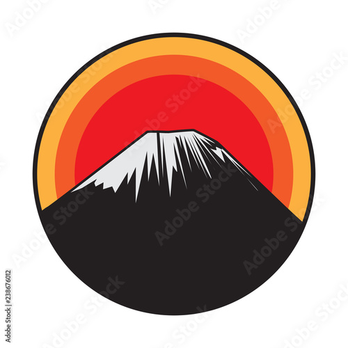 Mountain logo, icon or symbol
