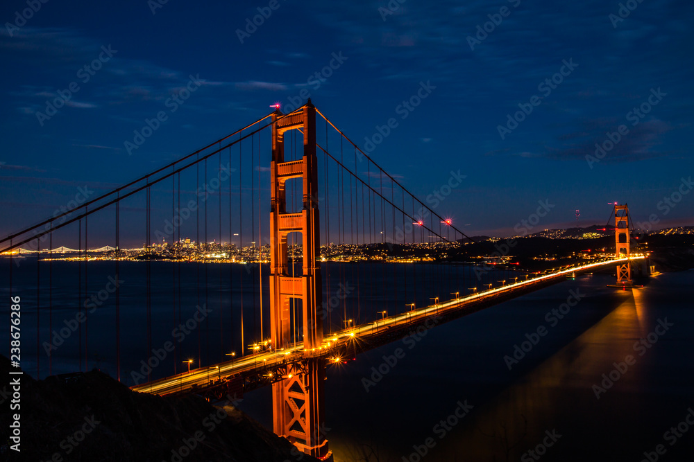 Night Golden Gate Bridge