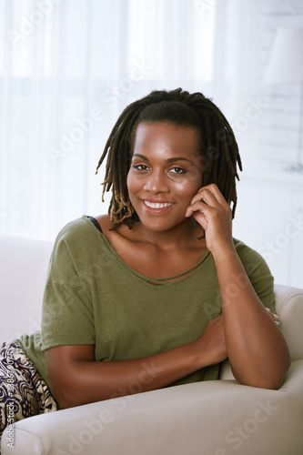 Free Download Cheerful Black woman - GFXLoad