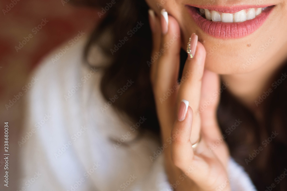 Beautiful bride wedding details as a background Beautiful bride wedding details as a background