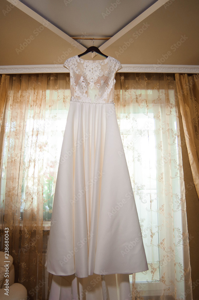 Bride wedding details - wedding white dress Bride wedding details - wedding white dress
