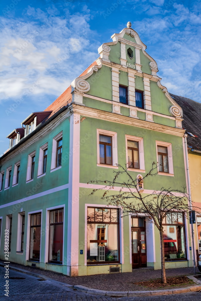 Naklejka premium Wurzen, Altbau von 1503