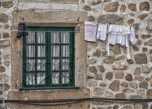Clothes Hanging by Window, Braga, Portugal