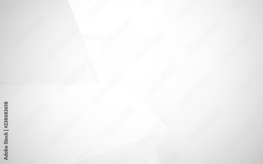 Abstract white interior of the future. 3D illustration and rendering Abstract white interior of the future. 3D illustration and rendering