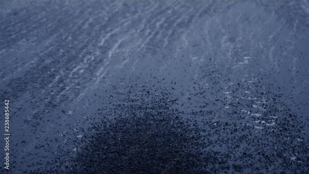Black Sand and a Hint of Wave. Black Sand and a Hint of Wave.