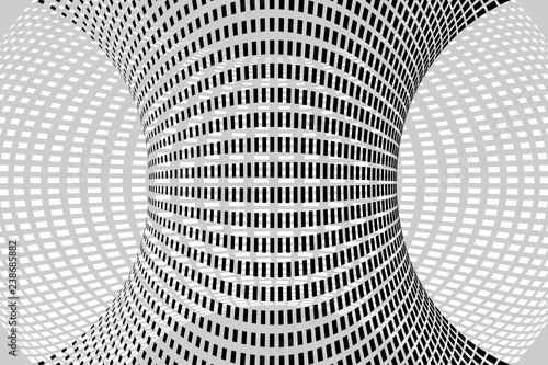 Abstract halftone pattern. Vector halftone background of squares for design banners, posters, business projects, pop art texture, covers. Geometric black and white texture.