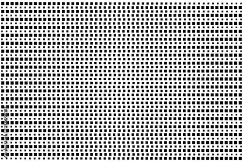 Abstract halftone pattern. Vector halftone background of squares for design banners, posters, business projects, pop art texture, covers. Geometric black and white texture.