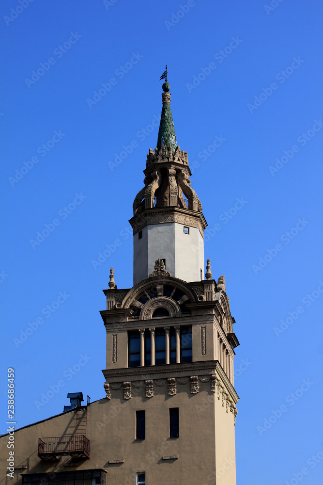 building in center of moscow