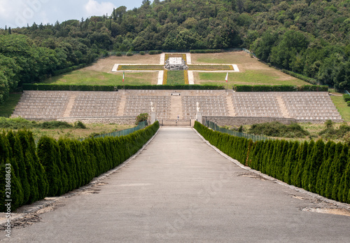 Polish War Cemetery at Monte Cassino - a necropolis of Polish soldiers who died in the battle of Monte Cassino from 11 to 19 May 1944. Italy photo