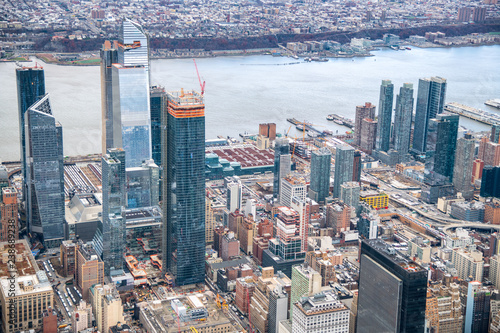 Canvas Print Manhattan's Hudson Yards neighborhood is the largest real-estate development in