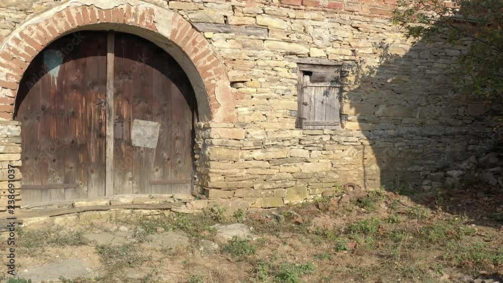 Eastern Serbian old house used as winery 4K aerial footage Eastern Serbian old house used as winery 4K aerial footage