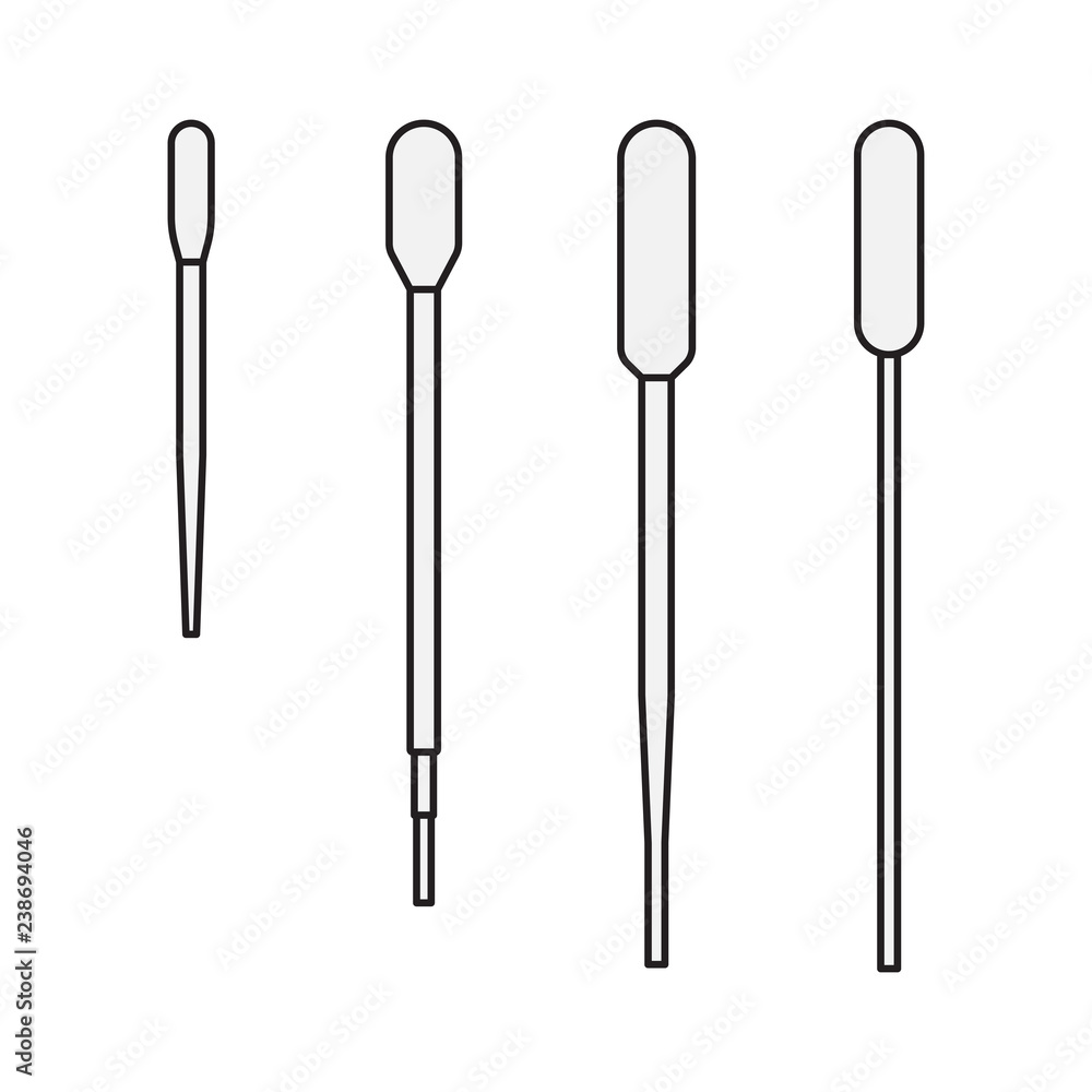 disposable pipette icon disposable pipette icon