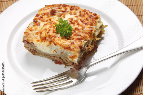 Homemade lasagna verdi