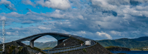 camper on the atlantic road