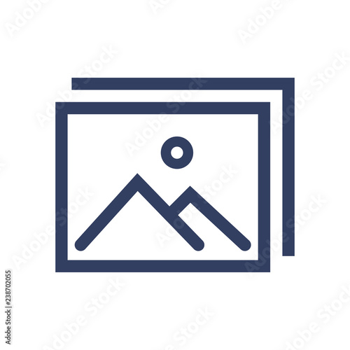 Line icon images isolated on white background. Vector illustration.