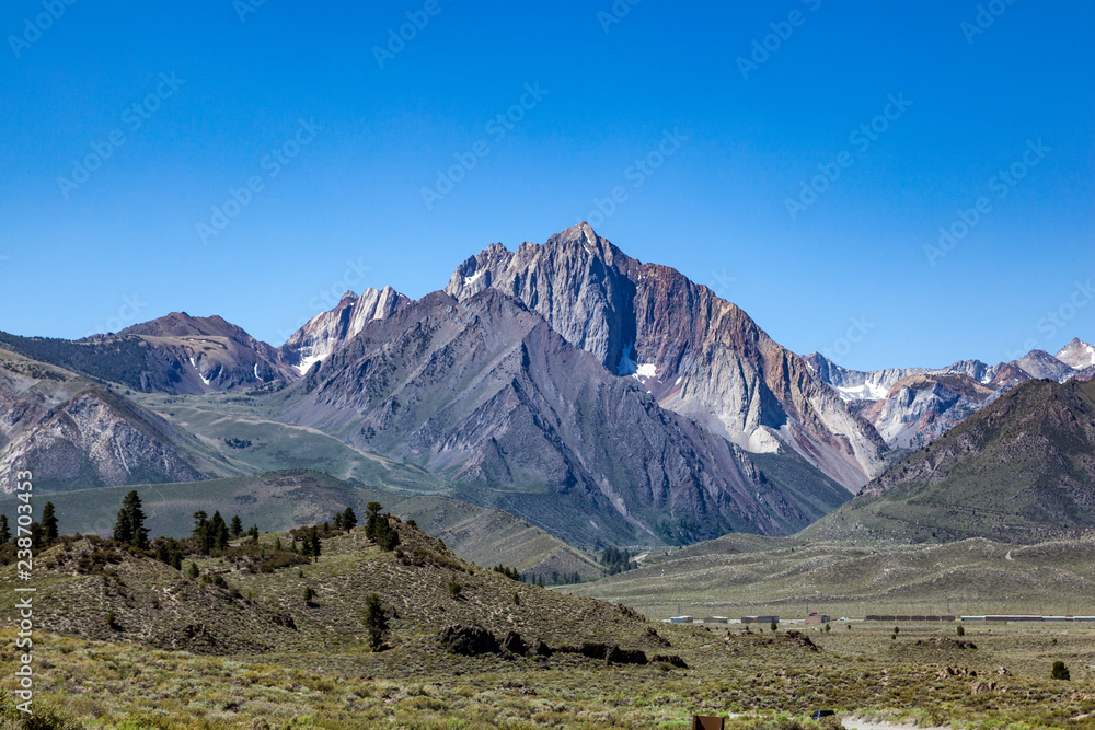 Mountain range, Eastern Sierra Mountains, Mono County, Benton ,USA