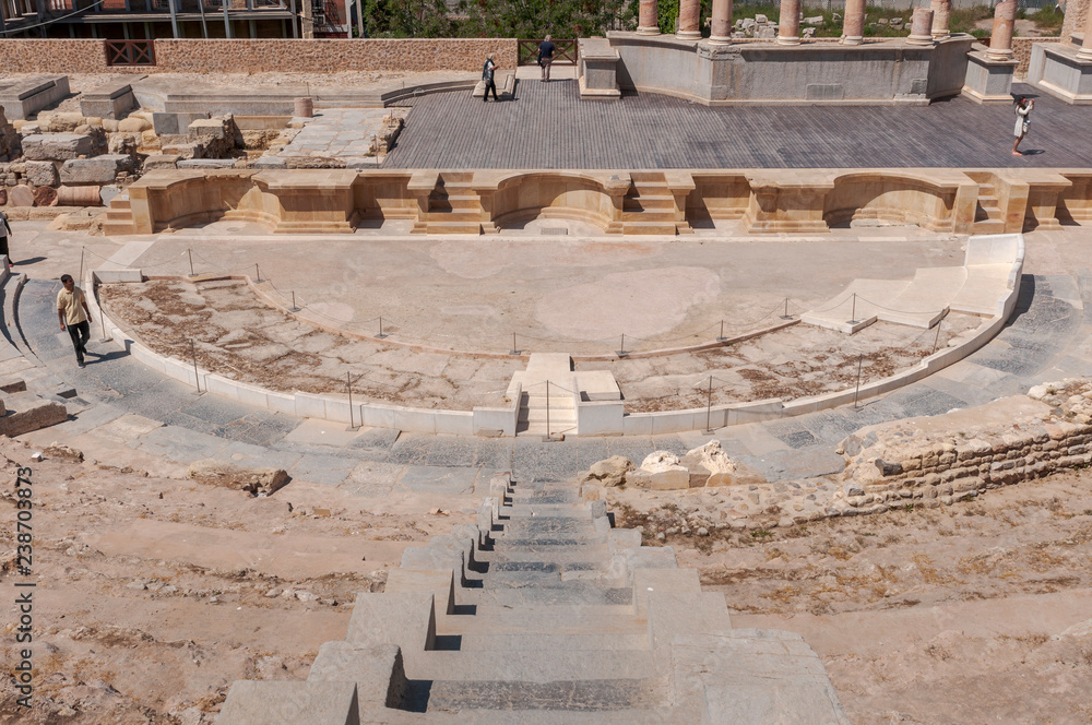 Φωτογραφία Views of the Roman Theatre of Cartagena, Spain