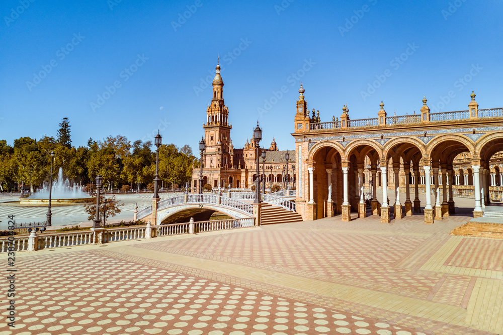 Fototapeta premium Plaza de Espana in Seville