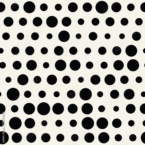 dot halftone seamless pattern, minimal geometric background print texture