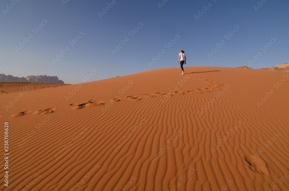 Wüste Wadi Rum, Jordanien Wüste Wadi Rum, Jordanien