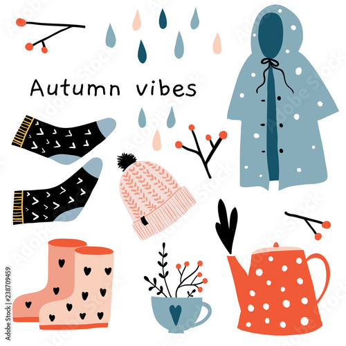 Autumn mood. Fall season clothing 