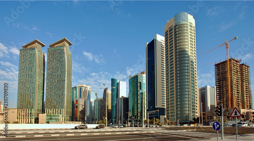 Dafna business district in Doha photo