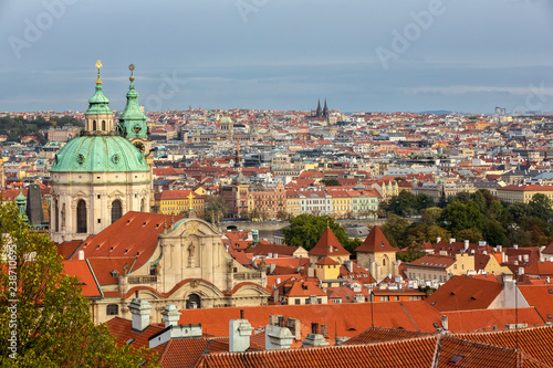 Wallpaper Mural Prague Town Square Czech Republic, sunrise city skyline at Astronomical Clock Tower Torontodigital.ca