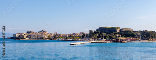 Fototapeta Naklejka Na Ścianę i Meble -  Corfu Town panorama